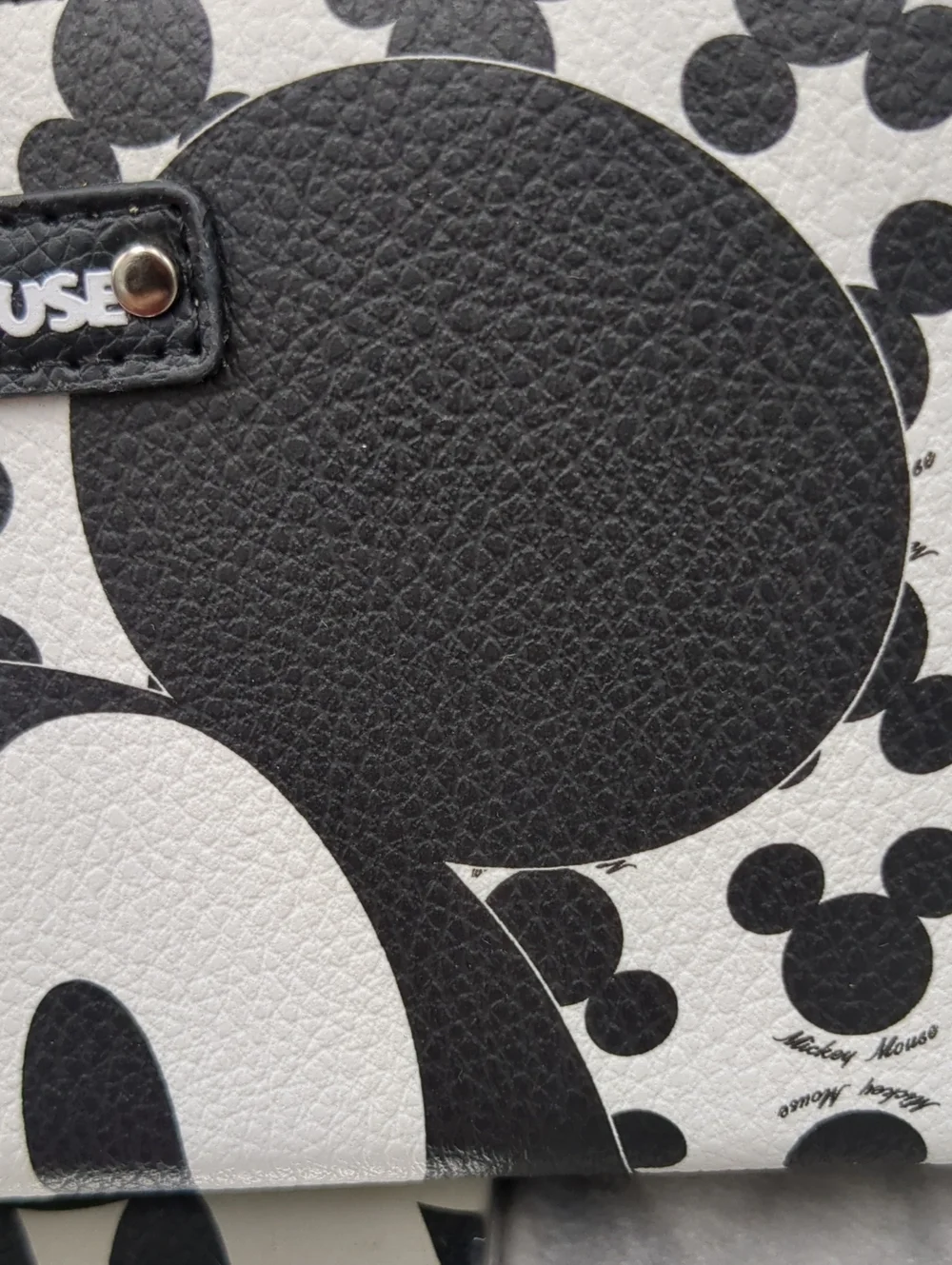 Disney Mickey Mouse Black And White Wallet